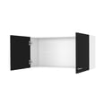 thumbnail image 4 of CoSoTower Rectangle 2-Door Wall Cabinet Carbon Espresso, 4 of 6