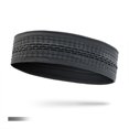 thumbnail image 4 of Peggybuy Sports Headband Breathable Workout Sweatband for Running Cycling (Grey), 4 of 5