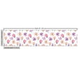 thumbnail image 3 of Ambesonne Floral Fabric by the Yard Upholstery, Simple Flowers Romance Print, 1 Yard, Pink Pale Yellow and Blue, 3 of 5