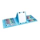 thumbnail image 4 of Juego de bolígrafos de acuarela de 176 piezas para niños, tablero de dibujo, proyectos de arte coloridos, Kits de dibujo de plantillas DIY para niños Azul Macarena Marcadores de pintura de acuarela, 4 of 8