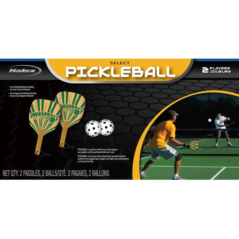 Halex 2-Player Pickleball Set with Paddles and Balls - Walmart.com
