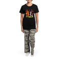 thumbnail image 4 of CafePress - Wedding Women's Dark Pajamas - Women's Short Sleeve Print T-Shirt and Pants Dark Cotton Pajama Set, 4 of 7