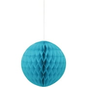 (6 pack) (6 pack) Tissue Paper Honeycomb Ball, 8 in, Teal, 1ct