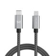 thumbnail image 1 of Cable Datos GHOSTEK USB-C a Lightning 1m certificado para iPhone e iPad, 1 of 5