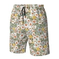 thumbnail image 5 of Kdxio Daisy Pattern Mens Casual Shorts - Drawstring Summer Beach Sports Shorts for Men, 5 of 9