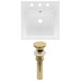 thumbnail image 1 of American Imaginations 35.5-in. W 1 Hole Ceramic Top Set In White Color AI-23836, 1 of 7