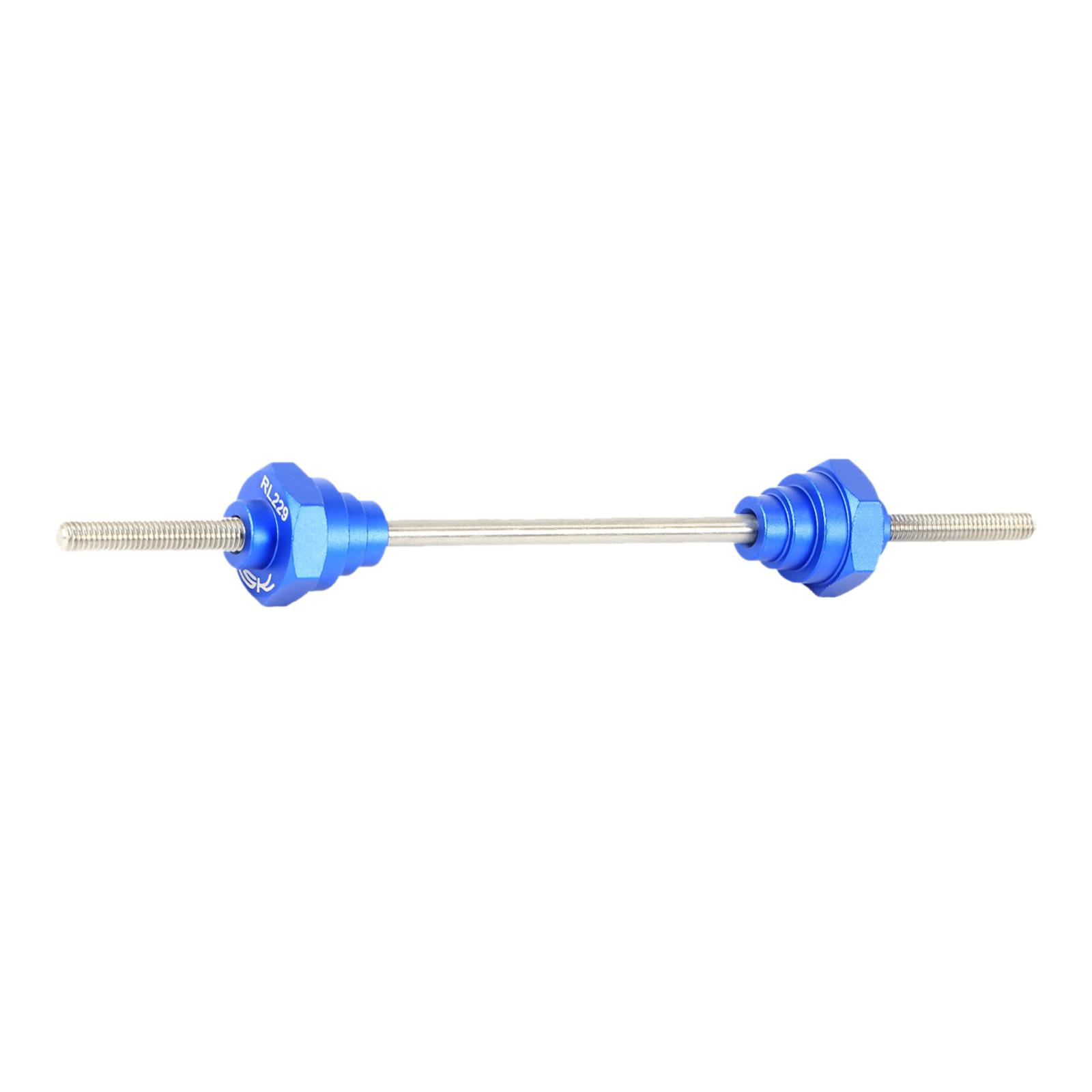 Adaptateur Support Roue Vélo Pour Démonter Moyeu - 12/15/20mm, Levier Métal Bleu Argent, 20cm