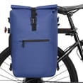 thumbnail image 1 of 3-in-1 Waterproof Bike Pannier Bicycle Rear Rack Bag Backpack Shoulder Bag Outdoor Cycling Commuting Bag Pack with Laptop Compartment, 1 of 8