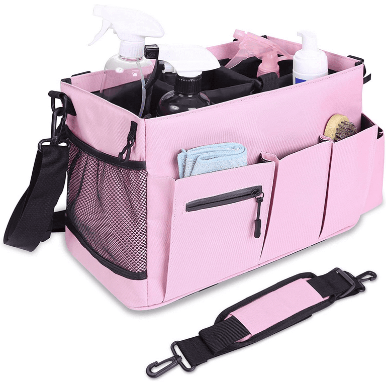 Large Wearable Cleaning Caddy Bags With Handle And Shoulder And Waist  Straps,for Cleaning Supplies,for Furniture Storage,Car Organizer 