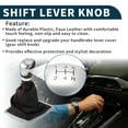 thumbnail image 3 of Unique Bargains Gear Shift Knob with Cover 5 Speed Manual Stick Shifter Knob for Ford MK3 MK4 MK7 2006-2011 Plastic, 3 of 6