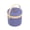 Purple, variant on CEORPER Ice Cube Tray with Lid Storage Bucket Handle Silicone Mini Ice Mold Container