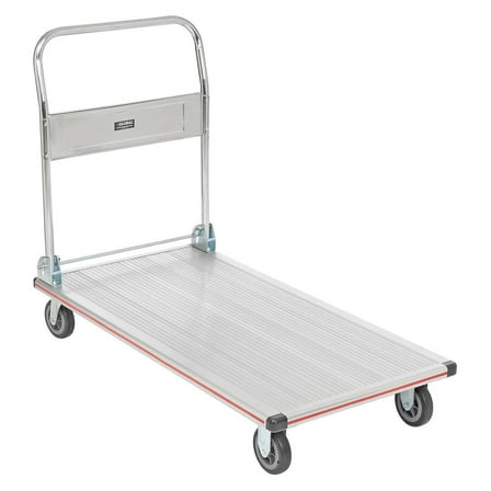 Global Industries 241579 Folding Aluminum Platform Truck, 48 x 24 in. - 600 lbs