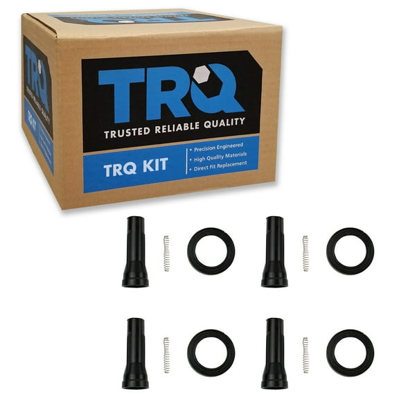 TRQ Engine Ignition Coil Boot Kit Set of 4 for Lexus Scion Toyota New ICA30410 Fits select: 2009-2018 TOYOTA RAV4, 2012-2017 TOYOTA CAMRY
