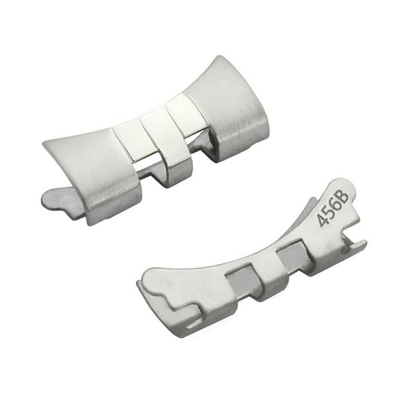 2 END PIECE LINK FOR JUBILEE WATCH BAND 34MM ROLEX MENS DATE 19MM STAINLESS STEEL