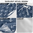 thumbnail image 2 of FORMRS Boys Swim Trunks Quick Dry Mesh Lining Beach Boardshorts, Sizes XS-XL, Navy Blue Anchors Pattern, 2 of 7