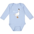 thumbnail image 3 of Inktastic French Goose Says Honque Boys or Girls Long Sleeve Baby Bodysuit, 3 of 5