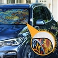 thumbnail image 3 of GZHJMY Mexican Talavera Car Windshield Sun Shade Foldable Sun Shield Shade for Blocks UV Rays Protector-Keeps Your Vehicle Cool for Most Sedans SUV Truck,55"x27.6", 3 of 7