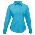 thumbnail image 1 of Premier Womens Poplin Long-Sleeved Blouse, 1 of 5