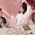 thumbnail image 3 of PEACNNG Gold Beads for Jewelry Bracelet Making, 8 Styles Spacer Beads Kit (Gold, Silver, Rose Gold), 3 of 5