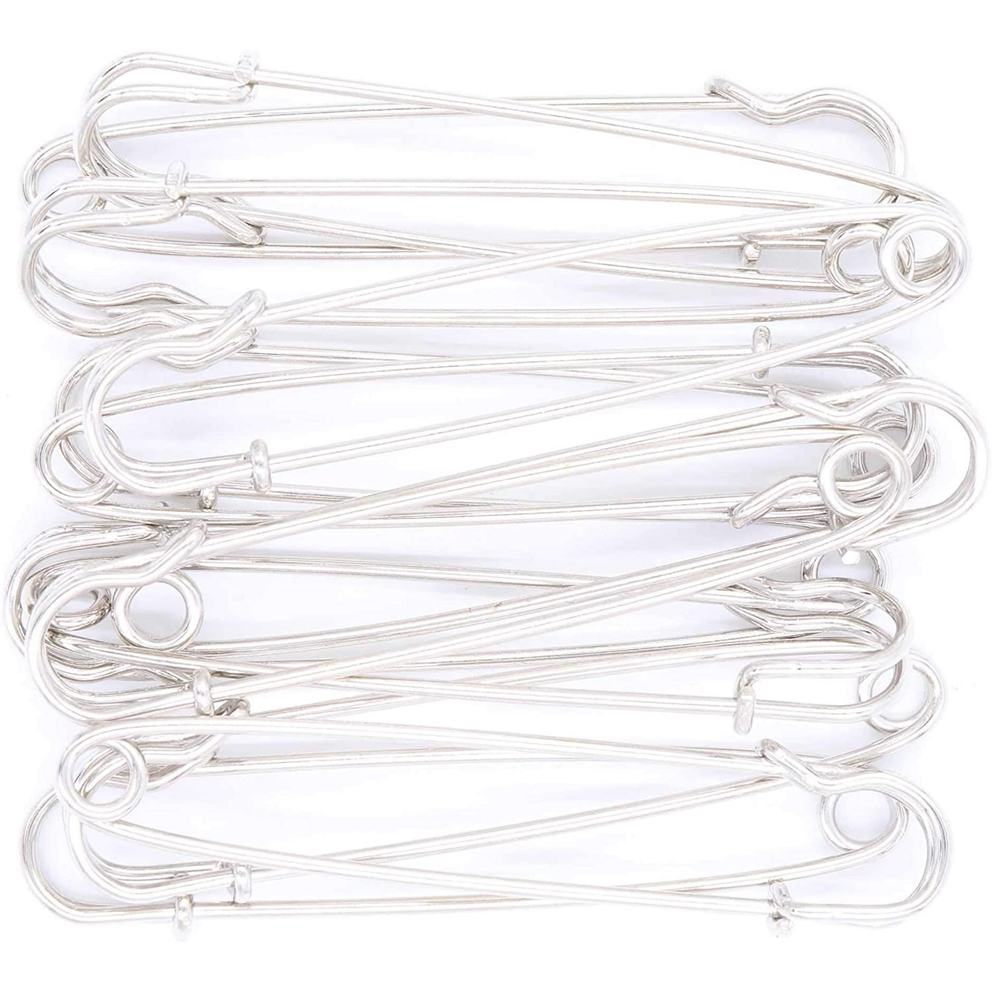 Jiarry Safety Pins Large Heavy Duty Safety Pin Lebeila 12pcs Blanket Pins 3 Inch Stainless Steel Wire Safety Pin Extra Strong Sturdy Bulk Pins For