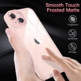 thumbnail image 2 of Clear for iPhone 14 Case [10FT  Grade Drop Tested] White Silicone Slim Clear Hard Back Frame with Glitter Camera Lens Case for iPhone 14 Phone Case, Pink (6.1"), 2 of 12