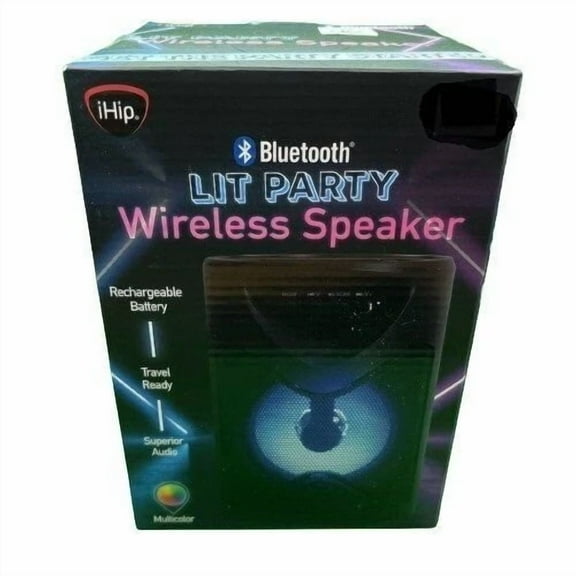 FLORA- Ihip Lit Bluetooth Party Wireless Speaker Multicolor 5X5X7