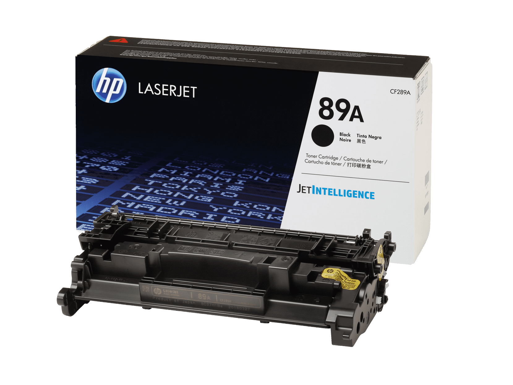 HP 89A Black Original LaserJet Toner Cartridge, ~5,000 pages, CF289A