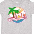 thumbnail image 4 of Inktastic I Love California with Ocean and Palm Trees Boys or Girls Toddler T-Shirt, 4 of 5