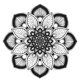 thumbnail image 2 of Decoración hogareña Gwong Flower Patry Wall Yoga Decoración Hermoso Acrílico Efecto Visual Wall Art Ornament para oficina Gwong 21075319, 2 of 6
