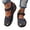 Blue, variant on Orthopedic Shoes for Women, Closed-Toe Fisherman Sandals, Adjustable Strap Flat Shoes with Arch Support for All-Day Walking Brown