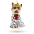 thumbnail image 2 of Yorkshire Terrier Glass Christmas Ornament, 2 of 5