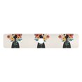 thumbnail image 7 of Yayeee Faucet Mat for Kitchen Sink 30" Diatomite Long Splash Guard Pad, Black Flowers, 7 of 7