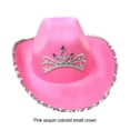 thumbnail image 3 of Baohd Robe Étoile Cool pour Adolescentes avec Chapeau de Cowboy à la Mode Rose Coloré, 3 of 6