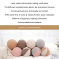 thumbnail image 6 of Plush Ball Throw Pillow 11.8 Inch Round Pillow Knot Pillow Soft Spherical Pillow Ball Pillow for Bedroom Living Room Bed Office, 6 of 7