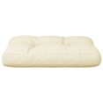 thumbnail image 3 of vidaXL Pallet Cushion Cream 50x40x12 cm Fabric, 3 of 5