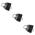 thumbnail image 4 of kurtrusly Fashionable And Functional Straw Beach Bag For Any Occasion Space-saving Blended Straw Handbag black 3Set, 4 of 6