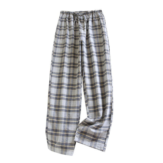 cfhntfmh Pajama Pants for Women Plaid Stretch Comfy Lounge Pants Drawstring High Rise Sleep Bottoms with Pockets
