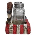 thumbnail image 5 of American Bald Eagle With Olive Branch On US Flag Salt & Pepper Shakers Holder, 5 of 10