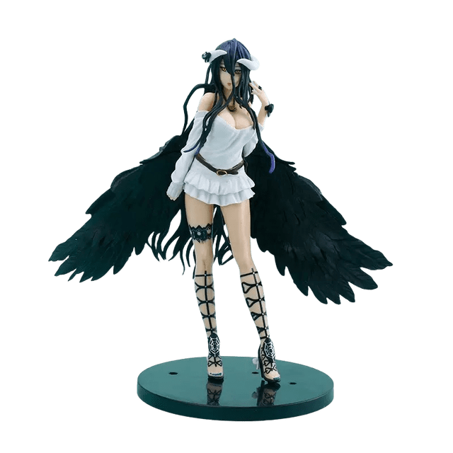 Figura de anime Sanmu Overlord Albedo Cute PVC para mayores de 14 años