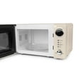 Nostalgia Retro 0.7 Cu. Ft. 700Watt Countertop Microwave Oven, Ivory