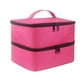 thumbnail image 2 of Bolsa de almacenamiento de de uñas de doble capa, con divisores ajustables, portátil, 30 rejillas, estuche organizador para secador de uñas,, 2 of 4