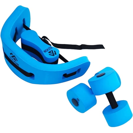 Elevon Complete Swim Training Set Including Water Dumbbell Weights  Floating Belt and Pull Buoy Leg Float