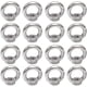 thumbnail image 1 of Juego de pernos de ojo de acero inoxidable M5 con 16 tuercas de ojo de elevación, tuercas de anillo hembra para conexiones de cuerda, hardware resistente, 1 of 5