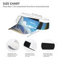 thumbnail image 3 of Balery Western Desert Cactus Sport Wear Athletic Visor Sun Sports Visor Hat Visor Adjustable Cap for Women and Men (One Size), 3 of 7