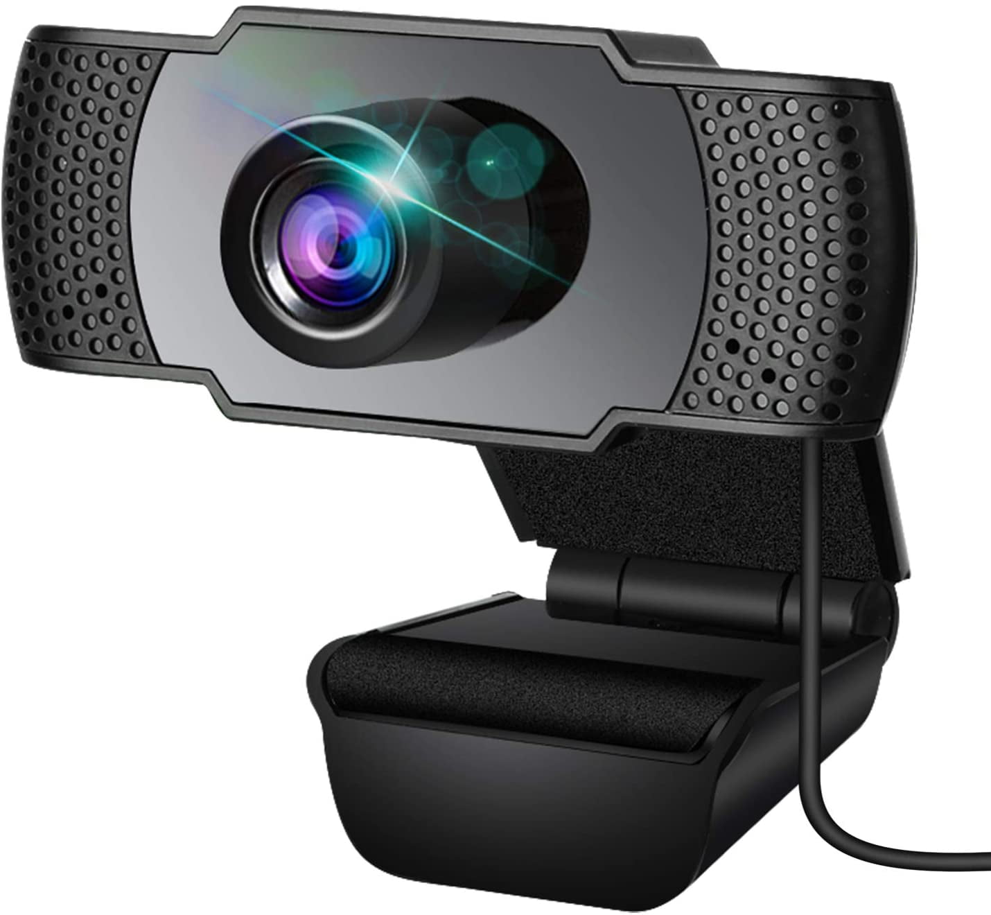 Webcam Auto Focusing Web Camera 1080P HD Cam Microphone for PC Laptop Desktop