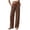 Brown_XYC, variant on QGJZVUNL Womens Wide Leg Pants Sweatpants Baggy High-Waisted Drawstring Joggers with Pockets Size L