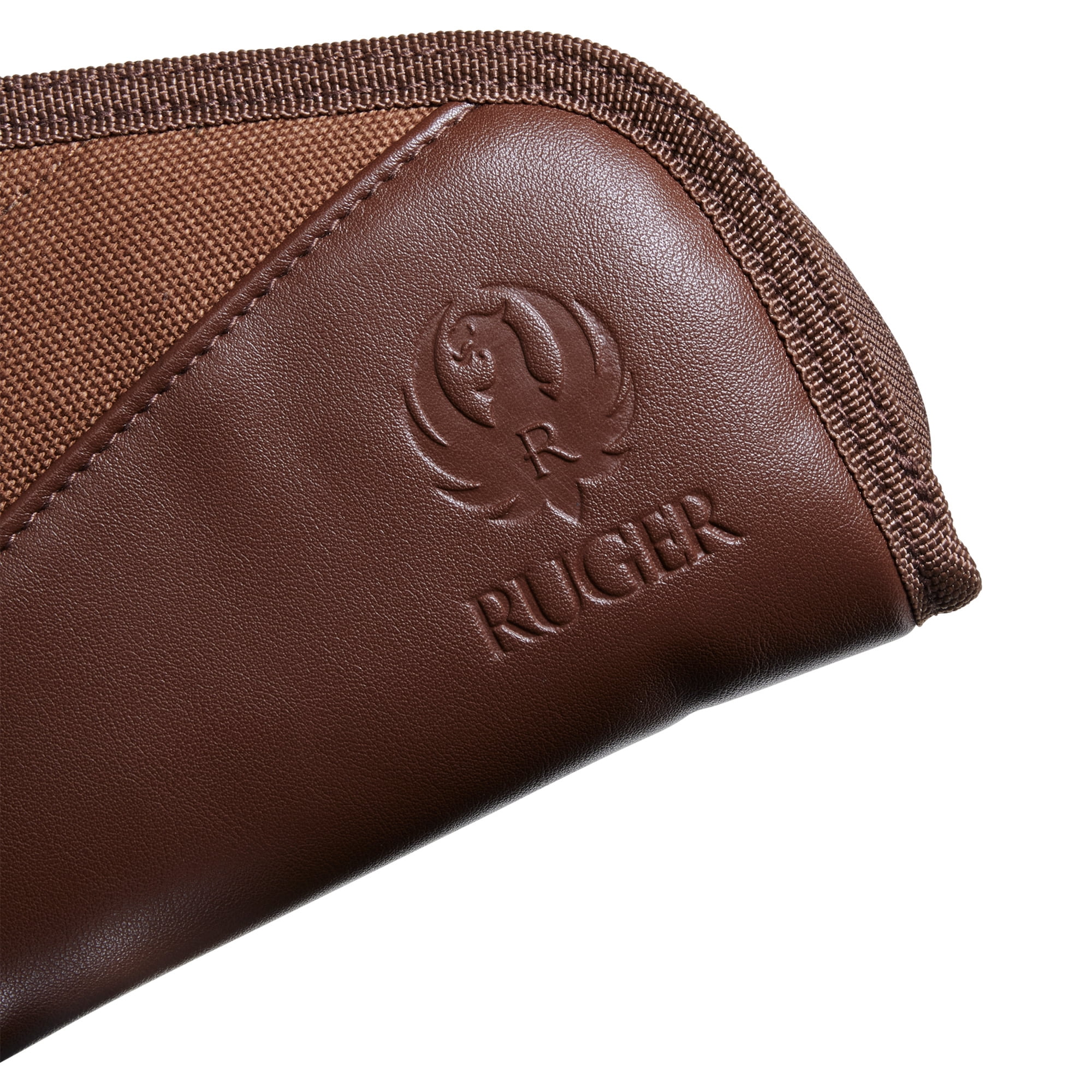 Ruger Wrangler Leather 11" Firearm Case by Allen Company, Caramel