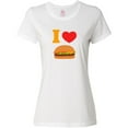 thumbnail image 3 of Inktastic I Love Cheeseburgers Women's T-Shirt, 3 of 5