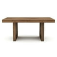 thumbnail image 2 of Furniture of America Blax Rustic Solid Wood Dining Table in Natural Tone, 2 of 9