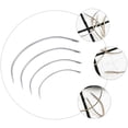 thumbnail image 2 of Shisuyan Curved Needles Stainless Steel 200Pcs 2.5 Inch, 2 of 8